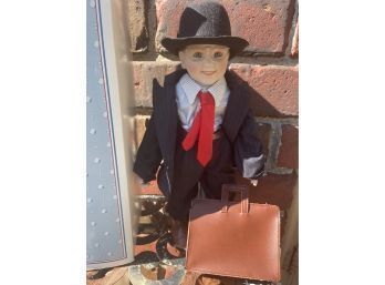 Just Like Dad Doll By Joyce Reavey - With Accessories In Box Boys Will Be Boys Collection