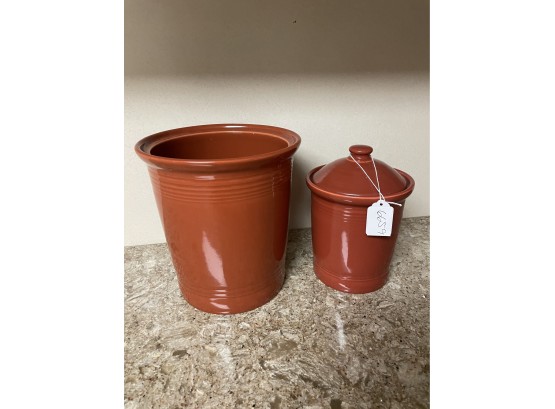 FIESTA Canister Fiestaware Paprika Burnt Orange Containers