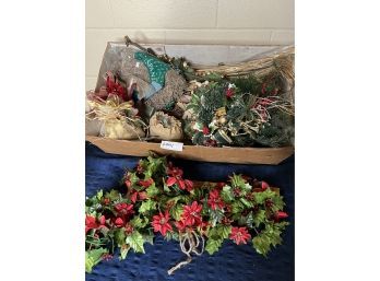 Christmas Crafting / Wreath Making Box Lot