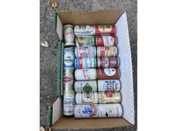 Lot Of 20 Vintage Beer Cans