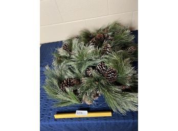 Lot Of Three Garlands With Pinecones