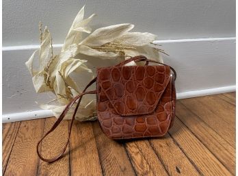 Purse Brown Leather Vintage Shoulder Bag