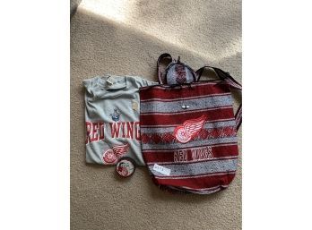 Detroit Red Wings Bag T Shirt Bag Hockey Puck