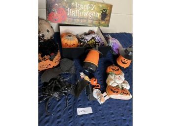 Halloween Decorations Lot - Blown Glass Ornaments / Signs / Figurines & MORE!