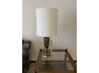 Lamp Table Lamp Gold Tone With Shade
