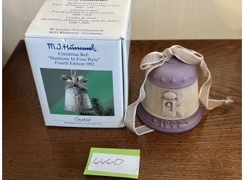 Goebel Hummel Christmas Bell - 1992 Harmony In Four Parts