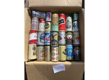 Lot Of 24 Vintage Beer Cans