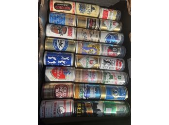 Lot Of 24 Vintage Beer Cans