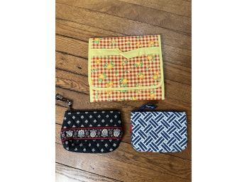 Cosmetic Bag Lot Jewelry Holder
