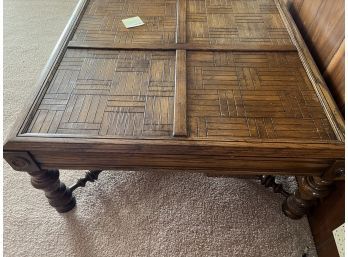 Gorgeous Vintage Square Wood Coffee Table