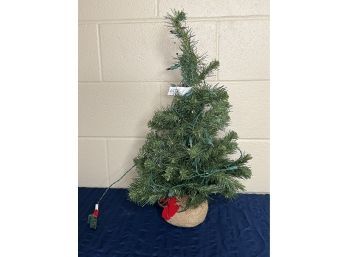 Table Top Faux Christmas Tree - 22 Inch Tall