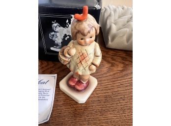 Goebel Hummel I Brought You A Gift Figurine With The Original Box