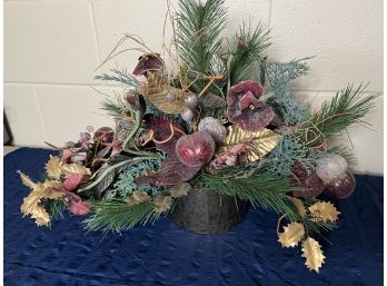 Absolutely Stunning Faux Floral Holiday Centerpiece Decoration