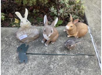 Garden Bunny Lot Decor
