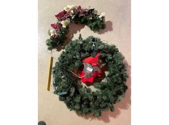 Christmas Wreath Artificial Garland Holiday
