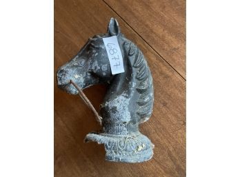 Antique Horse Head Hitching Post