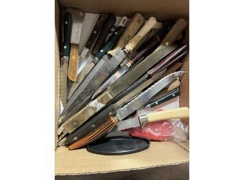 Box Lot Of Knives - Bakelite Handle & More