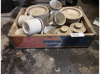 Orbit Plate And Dishes Lot Mugs