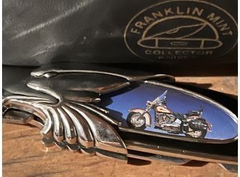 Harley Davidson Franklin Mint Knife With Case