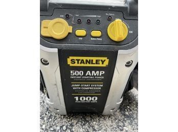 Stanley 500 Amp Jump Start System With Compressor