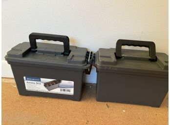Lot If Two Ammo Boxes