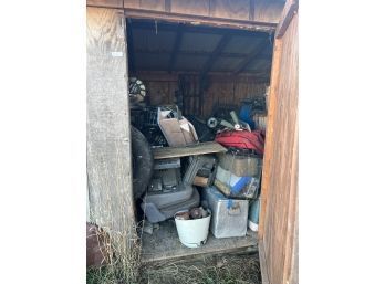 ENTIRE Contents Of Shed - Hitachi Saw / Tires / Bikes & More