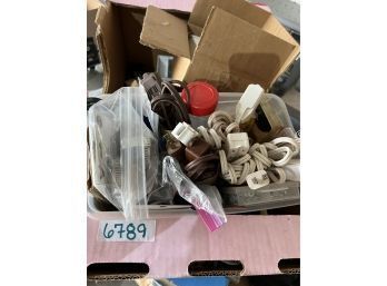Household Box Lot - Extension Cords , Electrical , & MUCH MORE!