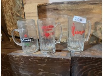 Beer Steins Glass Mugs