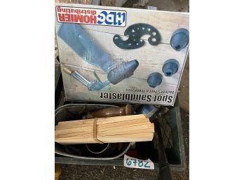Miscellaneous Box Lot - Hammer / Spot Sandblaster / Painting Supplies & More!