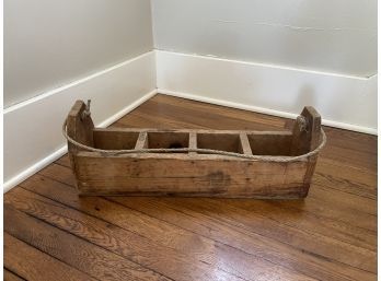 Wood Toolbox With Rope Handle