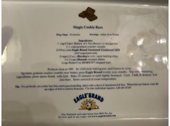 Eagle Brands Magic Cookie Bar Baking Dish