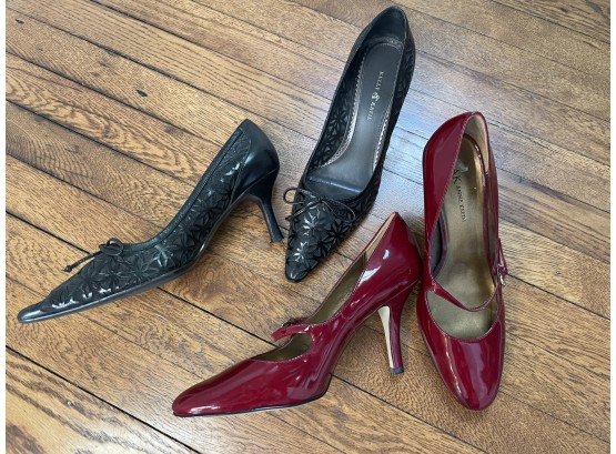 Women's Shoe Lot Anne Klein And Kelly And Kate High Heels