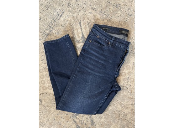 Talbots Jeans Dark Wash Denim Straight Leg Size 6P