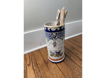 Lovely Ceramic Vase Painted