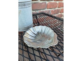 Hallmarked Gorham Solid Sterling Silver 925 Sea Shell Dish Bowl  - 76.6 Grams Of Silver