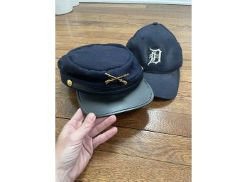 Two Hat Lot Detroit Tigers And Costume Hat