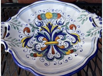 Ceramica Italy Two Handled Dish