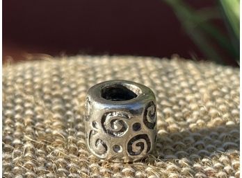 Authentic Pandora Sterling Silver 925 Swirl Screw On Charm