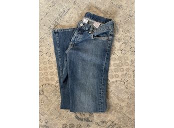 Lucky Brand Dungarees Jeans With Leather Label Denim Size 4