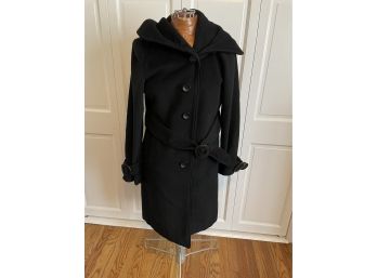 Women's Coat Black Liz Claiborne Winter Jacket Size 6