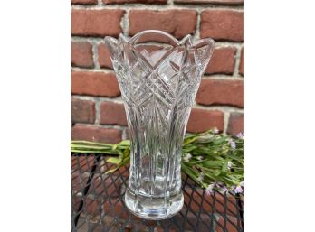 Beautiful Pattern Crystal Glass Vase