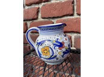 Ceramica Made In Italy Pottery Pitcher