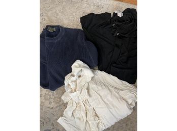Vintage Clothing Lot Sweater Blouse And Pants