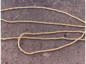 Gorgeous 14k Gold Chain Necklace Yellow Gold Rope Chain
