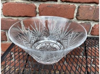 Crystal Large  Glass Fruit Bowl