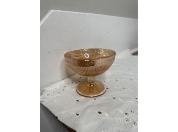 Vintage Orange Carnival Glass