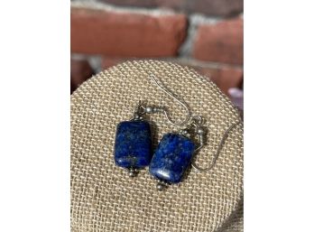 Lapis Lazuli Hook Earrings