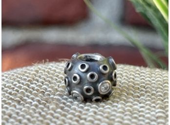 Authentic Pandora Sterling Silver 925 Circle And CZ Screw On Charm