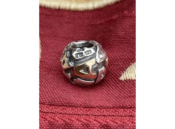 Authentic Pandora Sterling Silver 925 Letter A Alphabet Screw On Charm