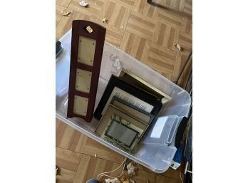Picture Frame Lot - Wood Enameled And Metal